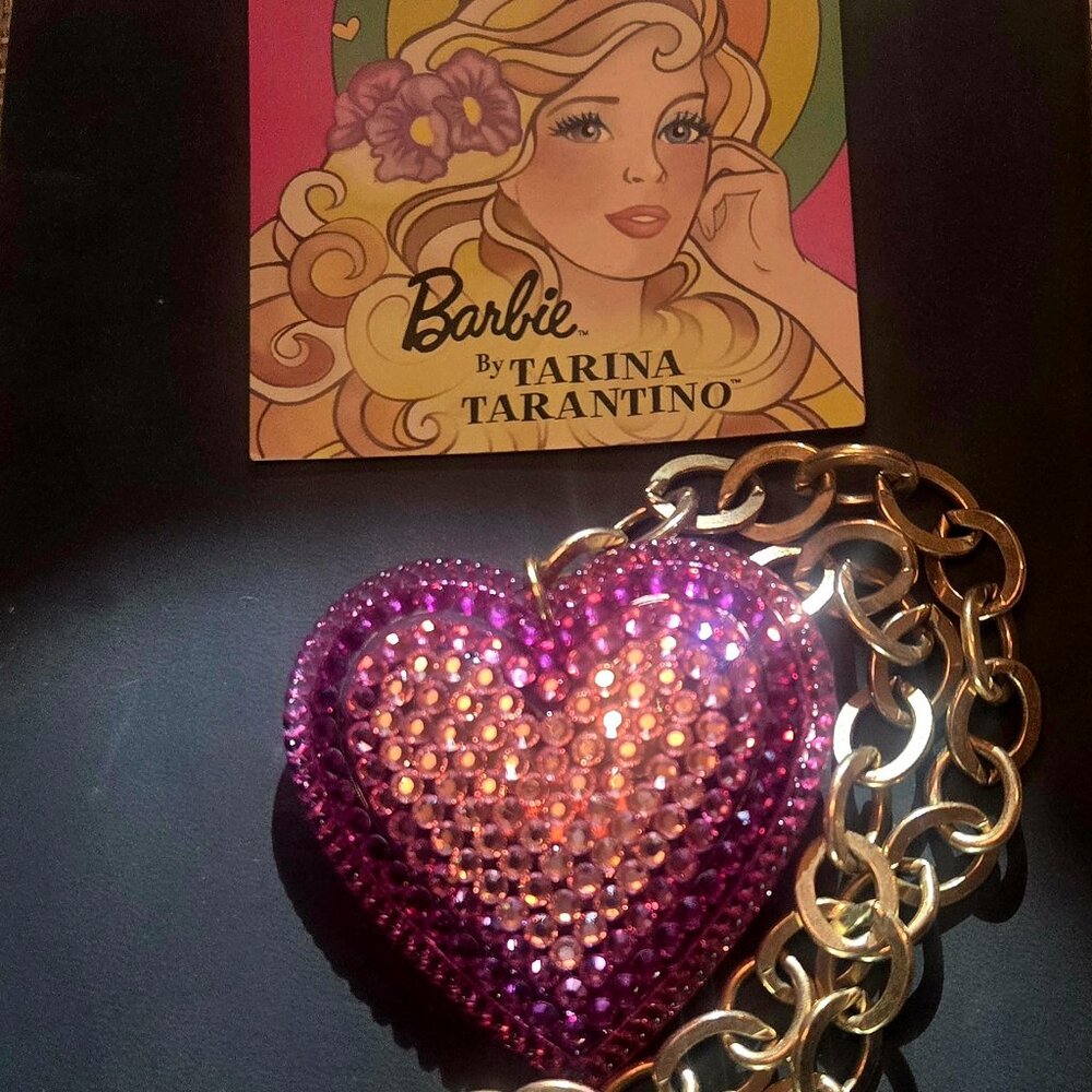 Tarina Tarantino Barbie Heart Necklace